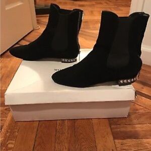 Modern Vice Suede Booties -size 6